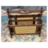Wooden Magazine Rack