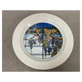The Treasures of Tiffany Wisteria Decorative Plate