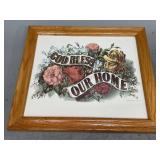 God Bless Our Home Print by Currier & Ives