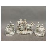Porcelain Colonial/Victorian Style Figurines