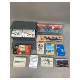 Dominos, Checkers and Playing Cards