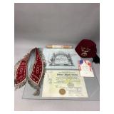 Assorted Fraternal Organizations Memorabilia