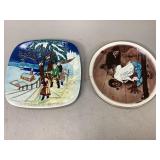 Two Vintage Collectors Plates