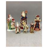 Assorted Santa Figurines