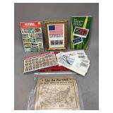 Assorted Vintage Postage Stamps & More