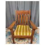 Arts and Craft Style Oak Chair