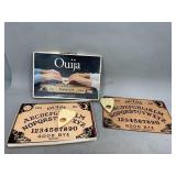 Two Ouija Boards by Parker Brothers Inc