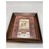 Framed Indian Head Cents