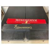 Empty Winchester and Browning Gun Boxes