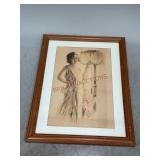 His Hour Print by Eda Soest Doench