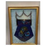 Framed Beaded Clutch Purse