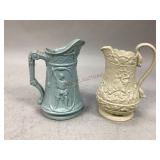 Two Vintage Decorative Mini Pitchers