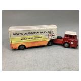 North American Van Lines Metal Toy Truck