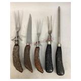 Unique Handled Carving Utensils