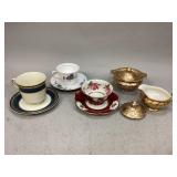 Assorted Teacups & Saucers and More