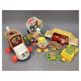 Assorted Vintage Fisher-Price Toys
