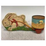 Fisher Price No. 5 Easter Bunny Pull Toy