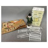 Christmas Stencil, Belsnickle Santa, Plastic Fence