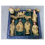 12 Nativity Figures in Original Box