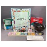 Monopoly Game and Bingo Cage