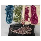 Assorted Strands of Glass Beads & More