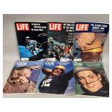 Assorted Life and Look Magazines