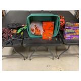 Tote of Halloween Decorations