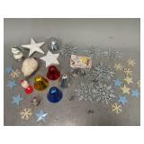 Vintage Plastic/Styrofoam Christmas Ornaments