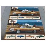 Two 1973 Nova Chevrolet Posters