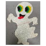 Vintage Halloween Popcorn Art Ghost
