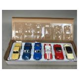 Six Welly Brand Toy Cars