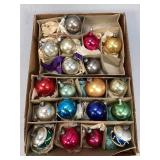 Assorted Vintage Glass Christmas Ornaments