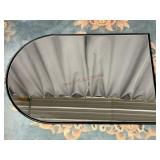 NIB Black Rounded Arch Mirror