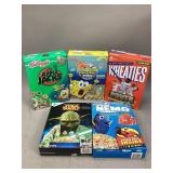 Assorted Empty Cereal Boxes