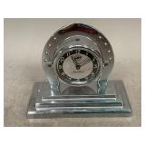 Vintage Art Deco Good Luck Horseshoe Alarm Clock
