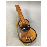 Hand-painted Wood Guitar-shaped Music Box