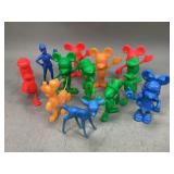 Multiple Plastic Disney Characters
