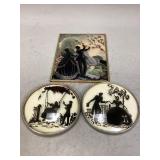 Reverse-painted Silhouette Pictures