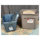 Three Homz Storage Totes with Lids