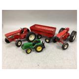 Metal Toy Tractors and More