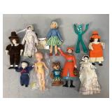 Assorted Vintage Toy Dolls & More