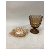 Two Unique Glass Dishes