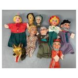 Assorted Vintage Hand Puppets