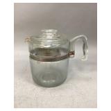 Pyrex Glass & Stainless Steel Coffee Percolator