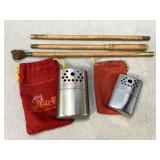 Vintage Hand Warmers & Rifle Cleaning Rods