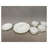 Fire King Plates and Teacups/Saucers
