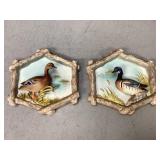 Vintage Inarco Porcelain Duck Plaques