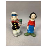 Vintage Popeye & Olive Oyl Salt & Pepper Shakers