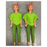 Mattel 1968 Disney Peter Pan Dolls