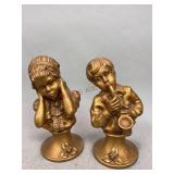 J. Kendrick 1971 Musician & Critic Children Busts